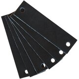 Leander® set 6 usnjenih ročajev za predalnike in omare black | Shoptok.si