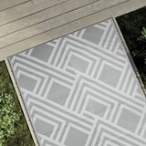 Vanjski tepih ARAKIL sivi 120 x 180 cm PP | shoptok.hr