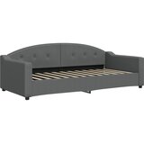  Dnevni krevet na razvlačenje tamnosivi 90 x 200 cm od tkanine | shoptok.hr