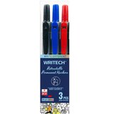Writech Permanentni marker Retractable click, komplet 3/1 Cene