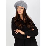 Fashion Hunters Women's gray winter hat with rhinestones Cene