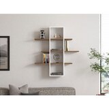 Hanah home zidna polica ardo walnut white