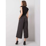 RUE PARIS Trousers-CHA-SP-0430.41P-black-beige | shoptok.hr