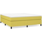  Okvir za krevet s oprugom zeleni 160x200 cm od tkanine Slike