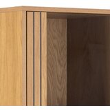 Livetastic VITRINA, črna, divji hrast | Shoptok.si