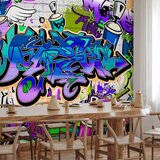  Foto tapeta - Graffiti: violet theme 350x256 Standard | shoptok.hr