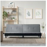  Raztegljiv kavč svetlo sivo blago | Shoptok.si