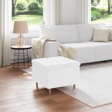  Otoman za pohranu Bijeli 60 x 60 x 45 cm Umjetna koža | shoptok.hr