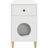  Mačja hiša Bela 72 x 42.5 x 70 cm Konstruiran les, (5000111178) | Shoptok.si
