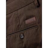 Ombre Men's REGULAR FIT chino pants with fine texture - brown | shoptok.hr
