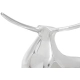 vidaXL Skulptura Srebrna Aluminij 37 x 44 x 17 cm Eleganten Dizajn | Shoptok.si