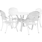  Vrtni set za objed 5 pcs Bijelo Aluminij | shoptok.hr