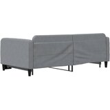  Dnevni krevet na razvlačenje svjetlosivi 100x190 cm od tkanine | shoptok.hr