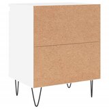  Noćni ormarići 2 kom bijeli 40 x 30 x 50 cm konstruirano drvo | shoptok.hr