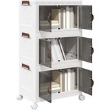 vidaXL Škatla za shranjevanje s kolesi 28 L 48,5x29,5x86 cm | Shoptok.si
