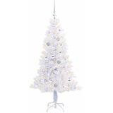  Umjetno božićno drvce s stalakom Bijelo 150 cm PVC i čelik | shoptok.hr