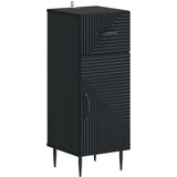  Set kupaonskih ormara od 4 dijela HAARLEM Crna | shoptok.hr
