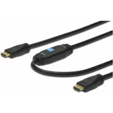 Digitus HDMI kabel z ojačevalcem 30m črn AK-330105-300-S