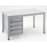 eurokraft pro pisalna miza za delovne mojstre, z delovno ploščo iz hpl, šxgxv 1400 x 800 x 750 mm | Shoptok.si