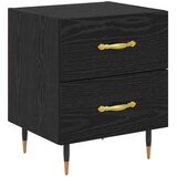  Noćni ormar s ladicama 2 pcs Crni hrast 40 x 35 x 47,5 cm | shoptok.hr