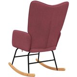  Stolica za ljuljanje od tkanine crvena boja vina | Eponuda.com