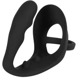 Black Velvets Silicone Cock Ring & Plug