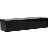 Venture Home TV komoda Fristad 45 × 35 × 160 cm, sjajna crna | shoptok.hr