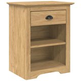vidaXL Noćni ormar s ladicama BODO Medeno smeđa 53 x 38 5 x 67 cm - boja meda Cijene