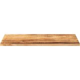 Stolna ploča 110x70x2,5 cm pravokutna masivno grubo drvo manga | shoptok.hr