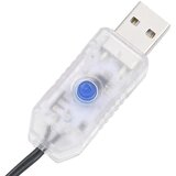 vidaXL Umjetno božićno drvce s nogom s 150 LED dioda Bijelo 150 cm PVC | shoptok.hr