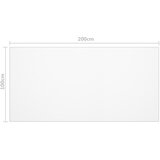  Zaštita za stol prozirna 200x100 cm 1,6 mm PVC | shoptok.hr