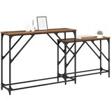  Konzolna stolica 2 pcs Staro drvo 100 x 28 x 75 cm | shoptok.hr