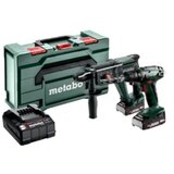 Metabo set aku bušilica i aku čekić bušilica sds combo set 2.3.2 18V u