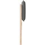  Tapecirani uzglavlje Prirodna i svijetlo siva 120 cm | shoptok.hr