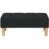 vidaXL Stolček za noge črn 77x55x31 cm blago | Shoptok.si