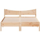  Okvir kreveta bez madraca 150 x 200 cm od masivne borovine | shoptok.hr