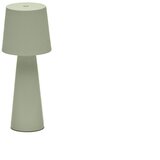 Kave Home Mentolno zelena LED zatemnitvena namizna svetilka s kovinskim senčilom (višina 25 cm) Arenys – Cene