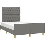  Okvir krevet bez madraca tamnosiva 120x190 cm od tkanine | shoptok.hr
