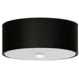 Nice Lamps Crna stropna svjetiljka s tekstilnim sjenilom ø 30 cm Herra – Cijene