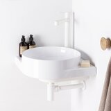 Ravak XJX01245000 Yard 45 x 45 cm kotni umivalnik z odprtino za armaturo | Shoptok.si