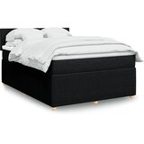  Krevet s oprugama i madracem crni 140x200 cm od tkanine | shoptok.hr