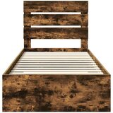 vidaXL Okvir za krevet s ladicama Dimljeni hrast 90 x 190 cm - Dimljeni hrast 90 x 190 cm | shoptok.hr