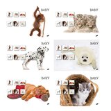 Elisa Zvezek A5, črte, 52 l, živalski mladički Cene