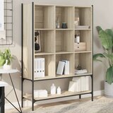 vidaXL Regal za knjige boja hrasta 102x30x141 5 cm konstruirano drvo Cijene