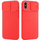 Cadorabo Ohišje, združljiv z Apple v Matt Red - Zaščitni pokrov iz fleksibilnega silikona TPU in z zaščito pred kamero, (20587275) | Shoptok.si