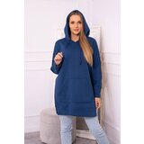 Kesi Insulated sweatshirt with slits on the sides jeans Cene