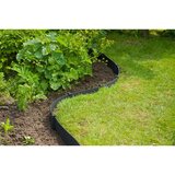 Nature set vrtnih graničnih rubnjaka V 15 cm x 10 m sa šiljcima crni | shoptok.hr