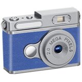 INF Retro mini kamera z 0,96-palčnim zaslonom in LED osvetlitvijo — HD fotografije, snemanje v zanki in širokokotni selfie Modra, (5000235289) | Shoptok.si