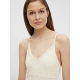 Pieces Greta Enodelne kopalke Bela | Shoptok.si