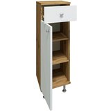 MID.YOU Spodnja Omarica Nilosi, Bela, Barva Hrasta | Shoptok.si